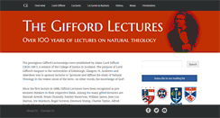 Desktop Screenshot of giffordlectures.org